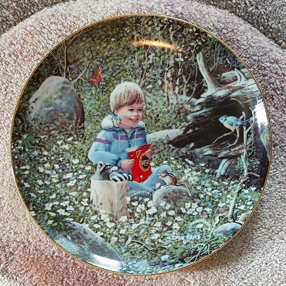 Rare Ryan's Retreat RITZ Crackers x Carson Mint collector's plate
